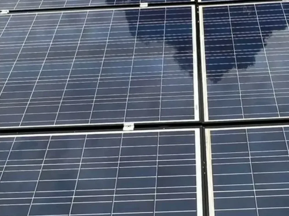 After: solar panel cleaning result in Melbourne's Eastern Suburbs