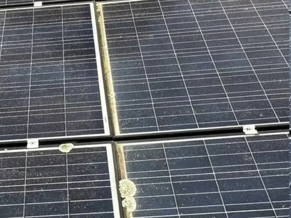 Before: solar panel cleaning in Melbourne's Eastern Suburbs