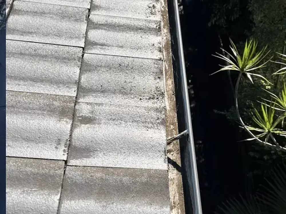 Gutter cleaning before and after in Melbourne